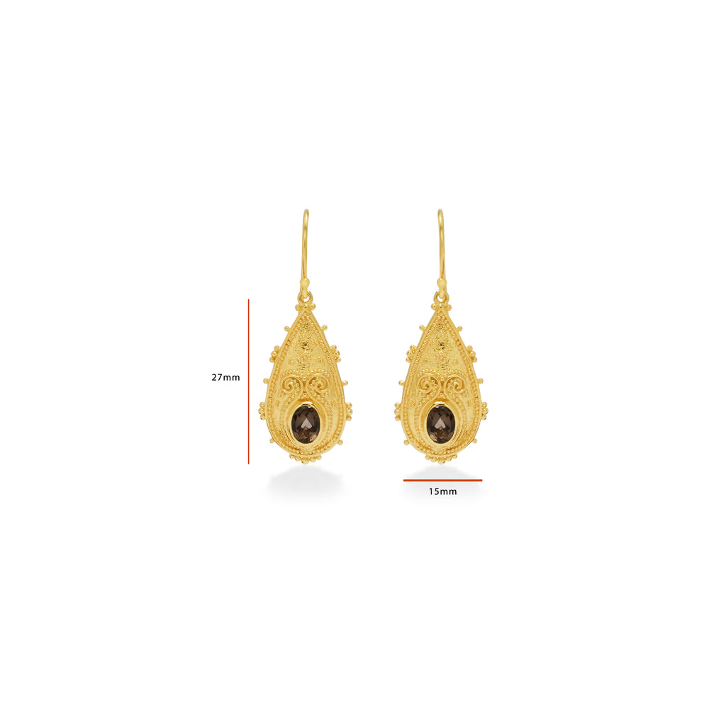 Anting Drop Koleksi Mandala Sterling Silver 925