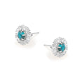 Anting Stud Flower 2 in 1 Perak 925 Koleksi Azzura