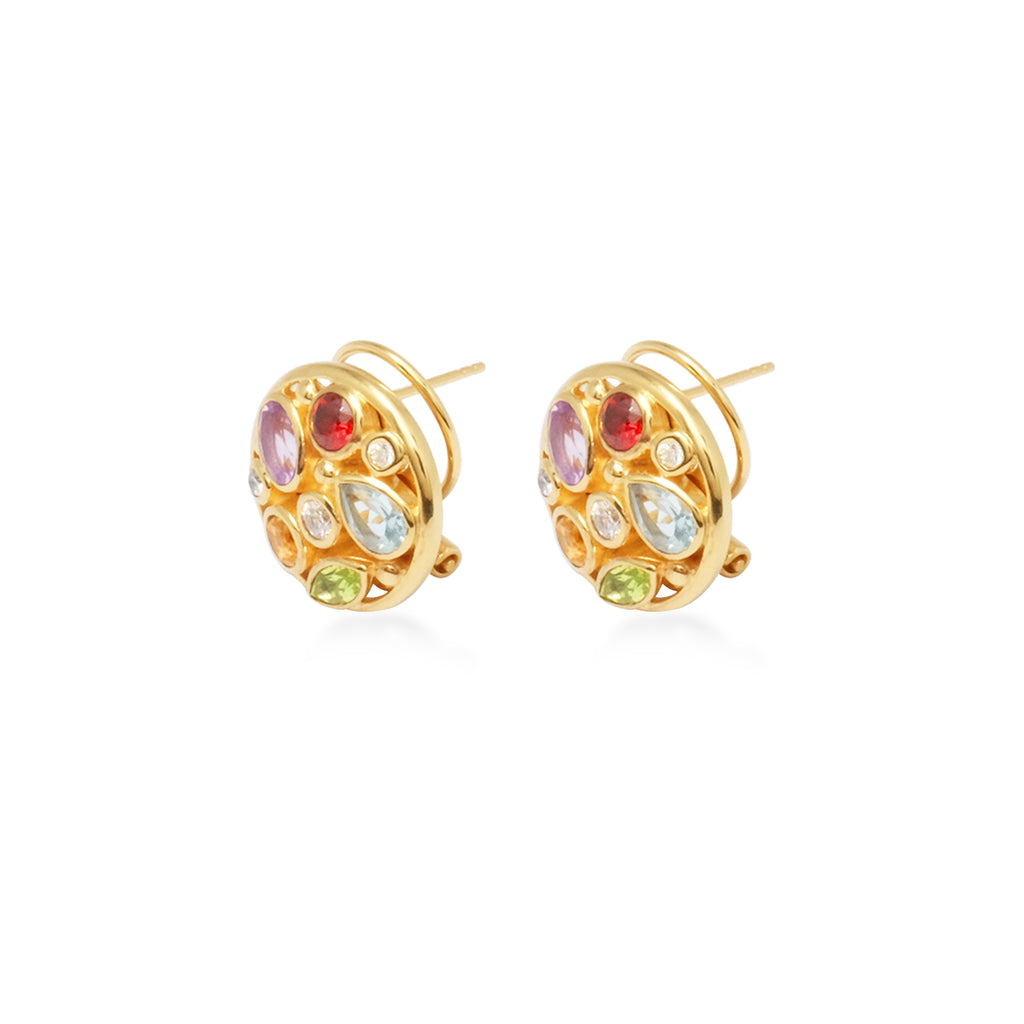 Anting Multi Colored Perak 925 Koleksi Mozaik