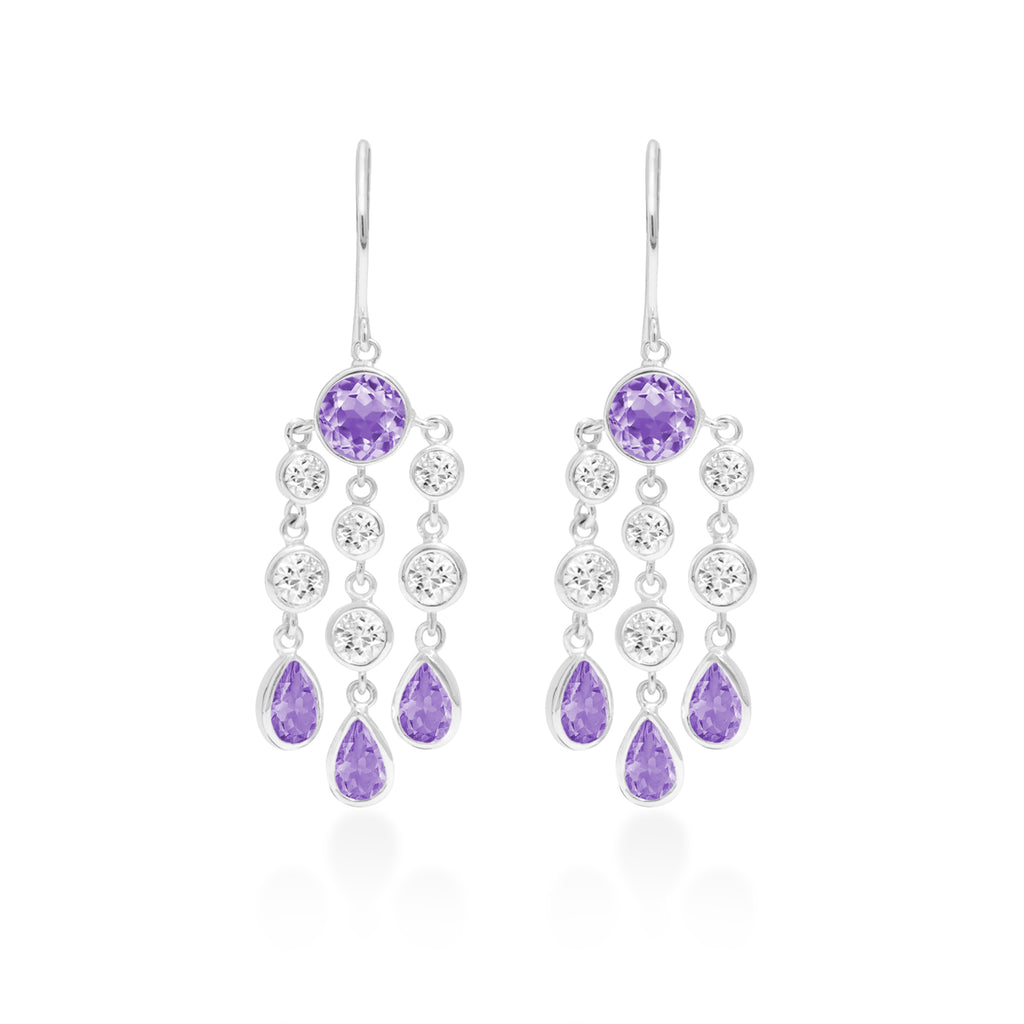 Anting Dangling Chandelier Long 1 Perak 925 Koleksi Alleania