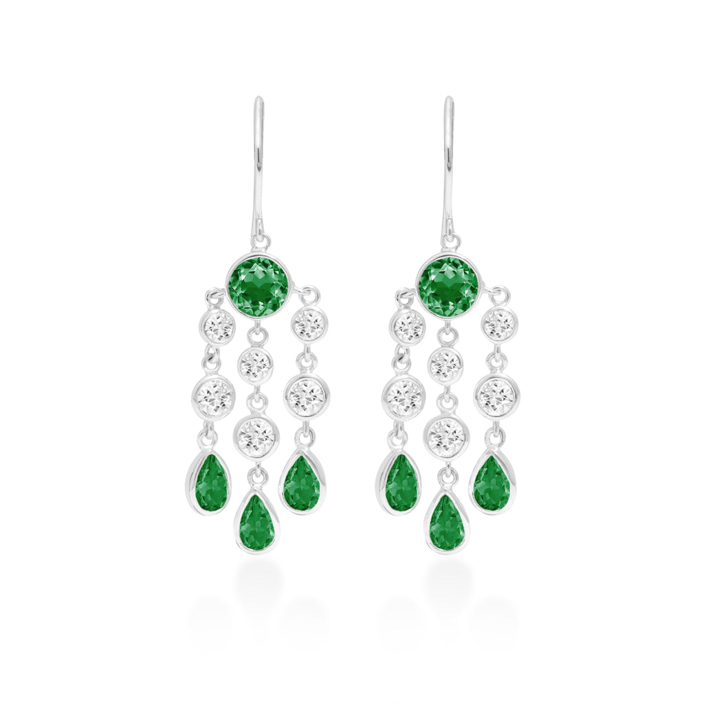Anting Dangling Chandelier Long 1 Perak 925 Koleksi Alleania