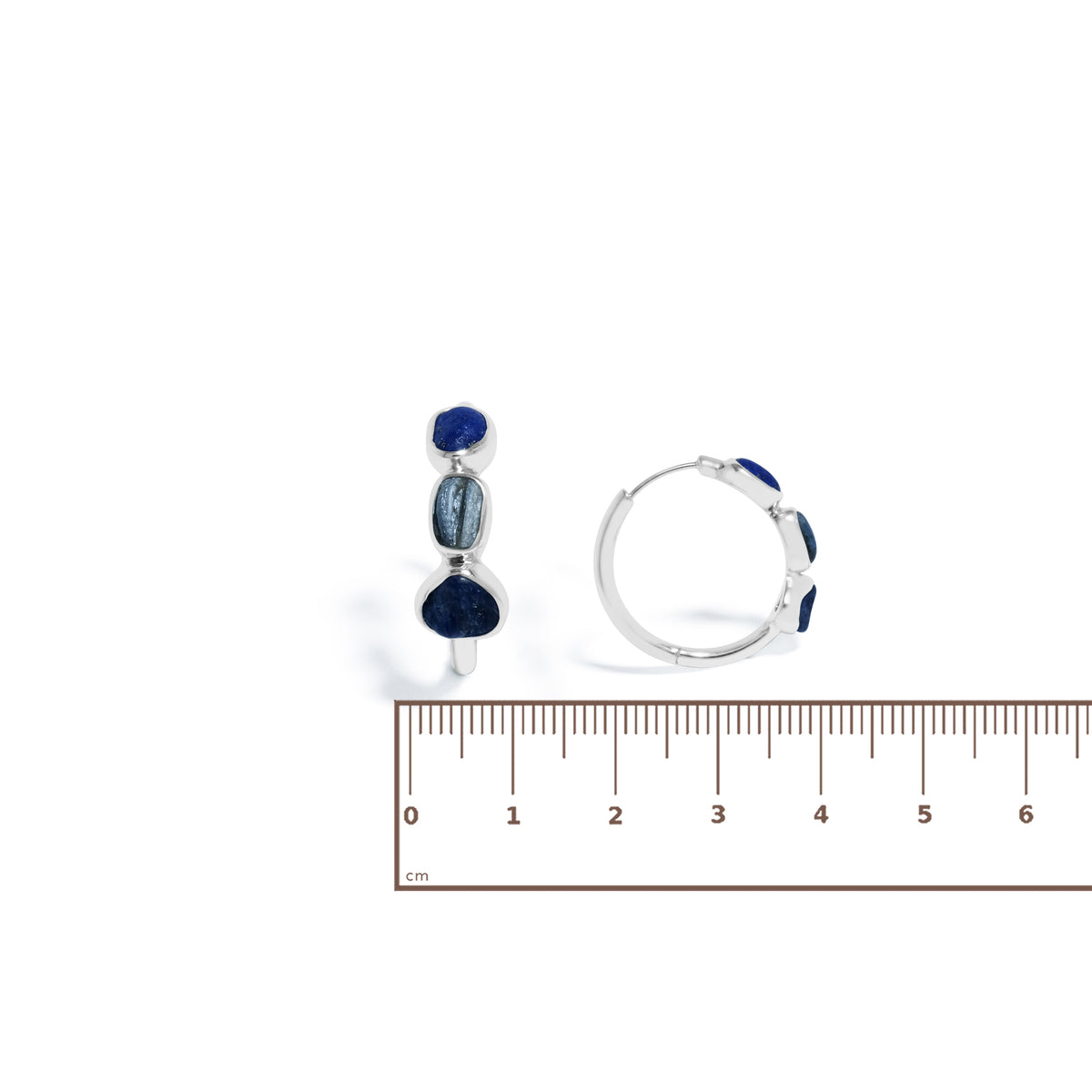 Anting Hoop Koleksi Pristine Chakra Perak 925
