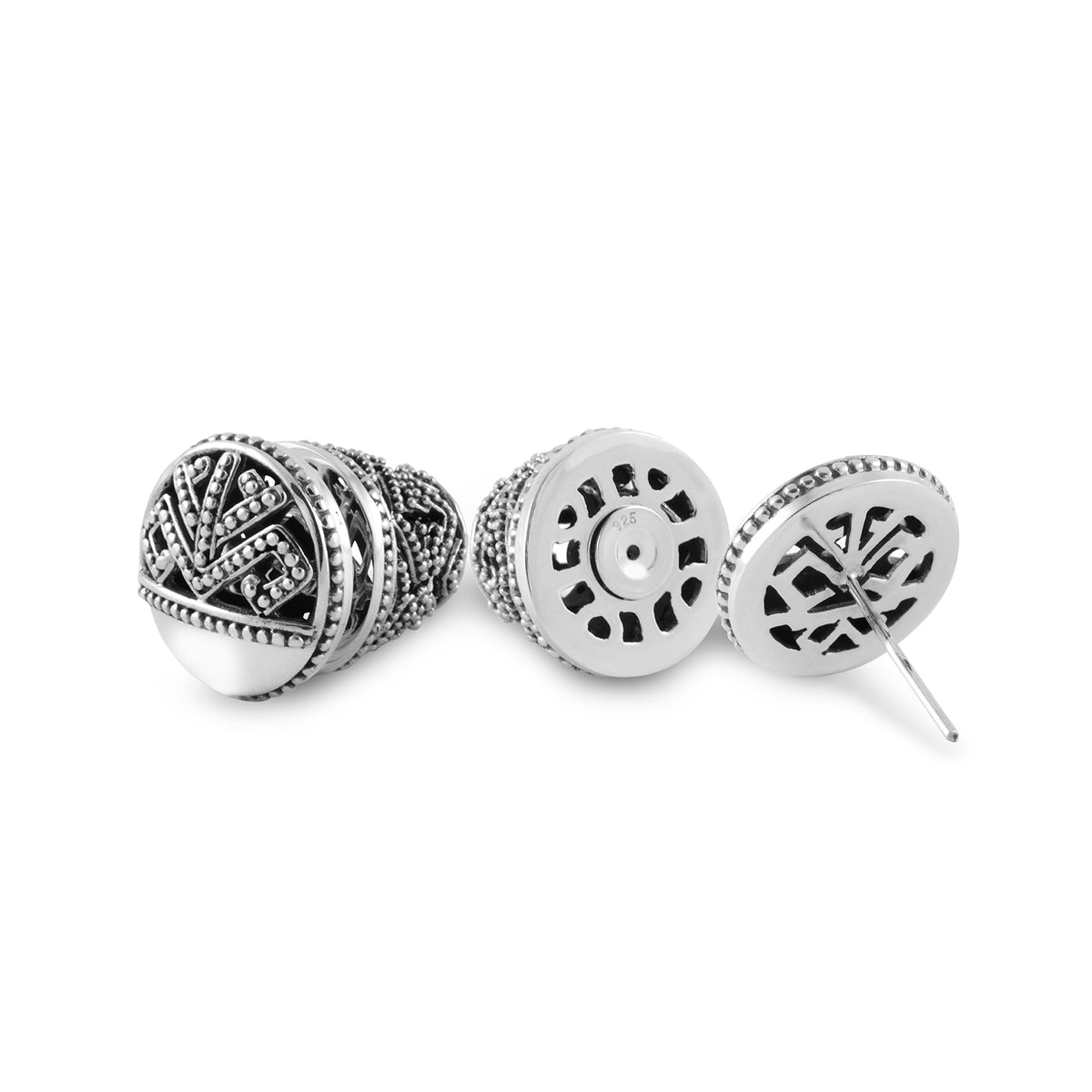 Anting Subeng Besar Perak 925 Koleksi Songket Bali