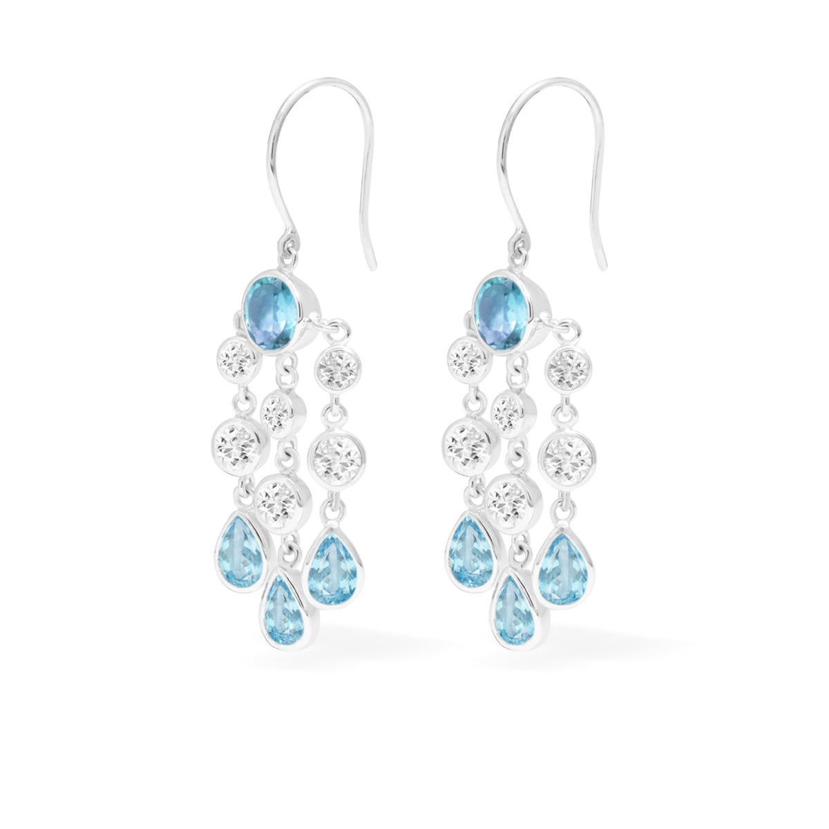 Anting Dangling Chandelier Long 1 Perak 925 Koleksi Alleania