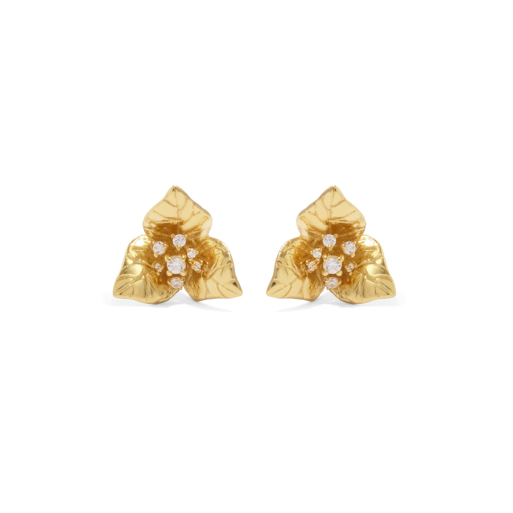 Anting Subeng Medium Perak 925 Koleksi Bougenville