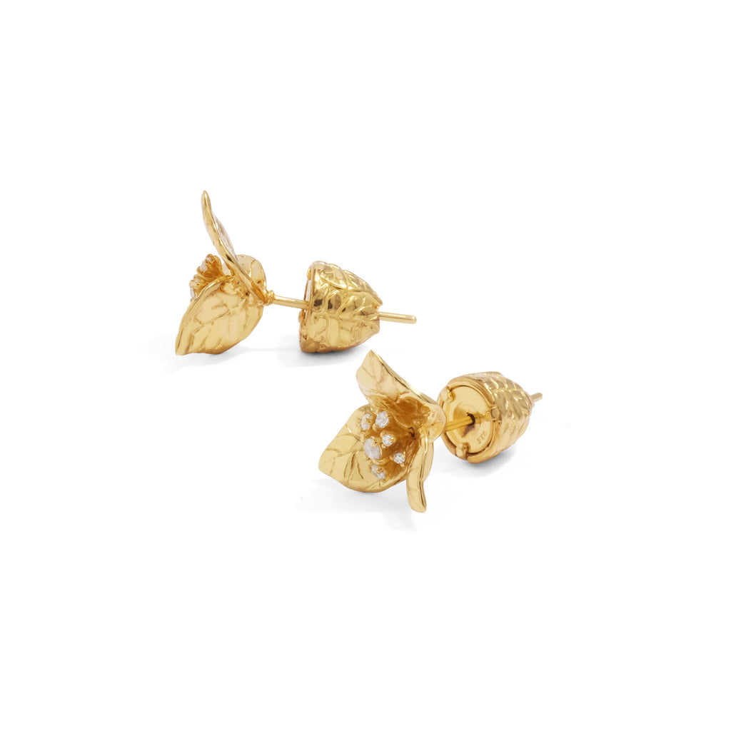 Anting Subeng Medium Perak 925 Koleksi Bougenville