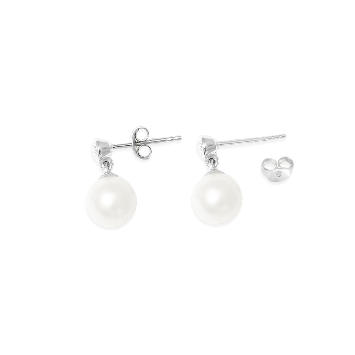 Anting Stud Koleksi Lumine Pearl Sterling Silver 925