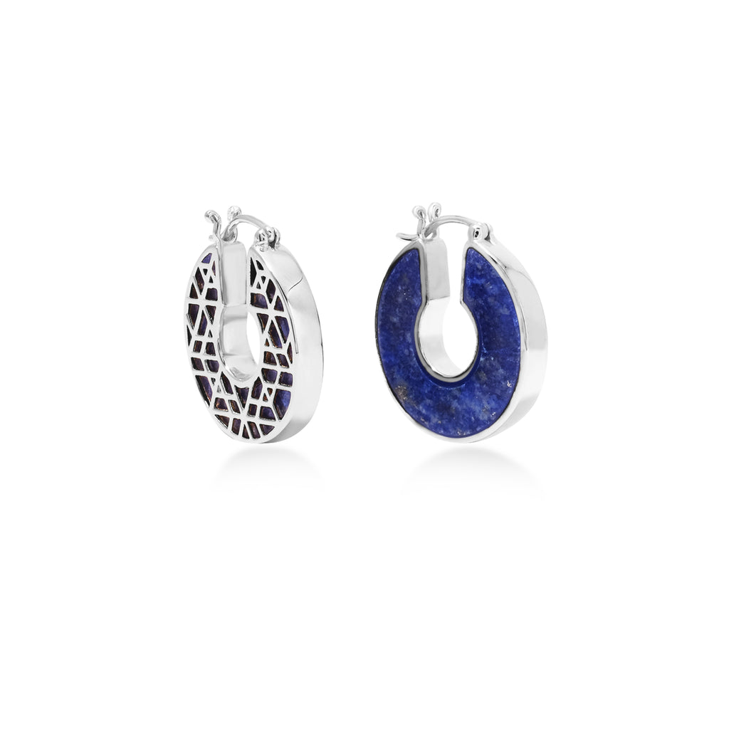 Anting Hoop Koleksi Jali Sterling Silver 925
