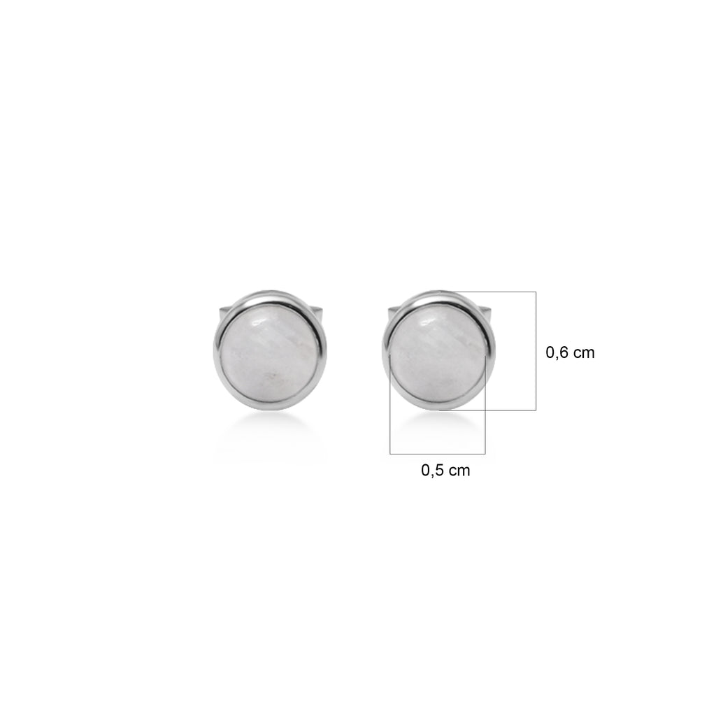 Anting Stud Round Koleksi Serenity Perak 925