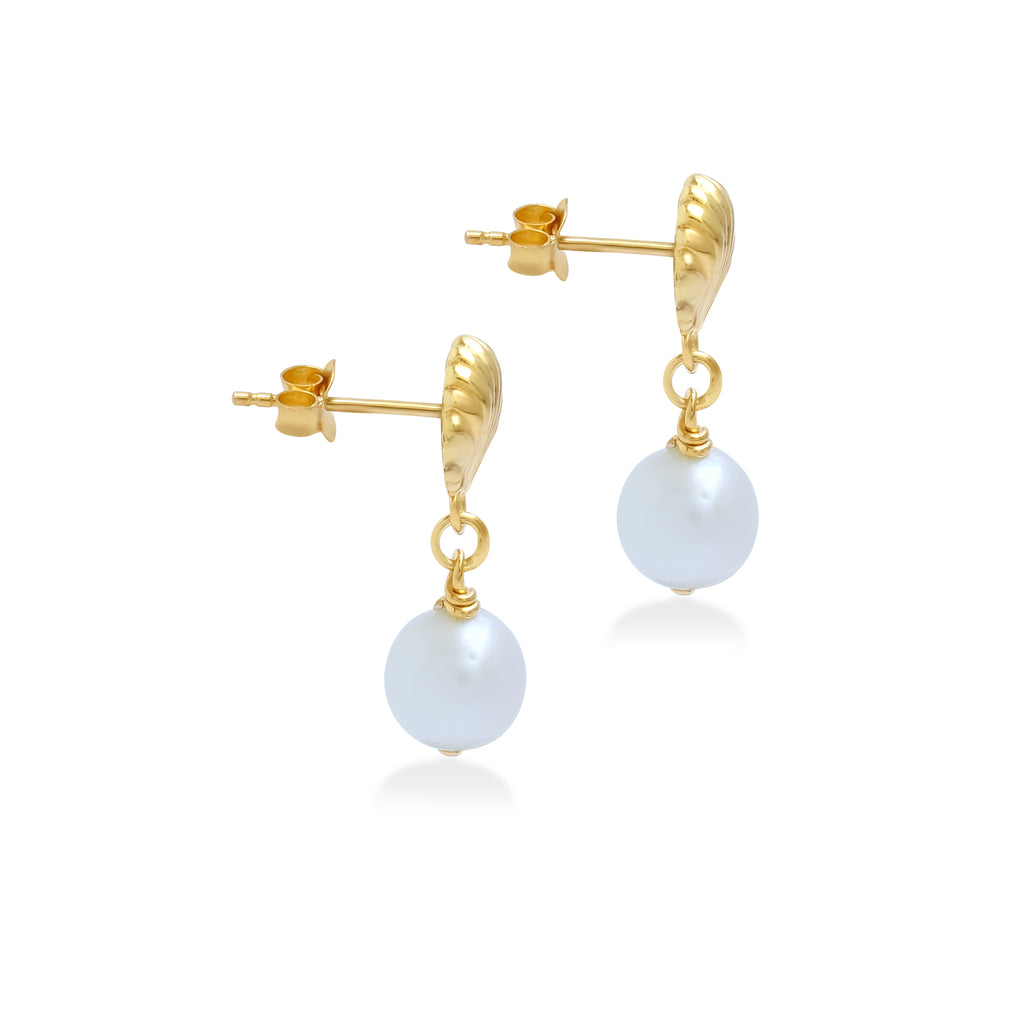 Anting Dangling Koleksi Shell Sterling Silver 925
