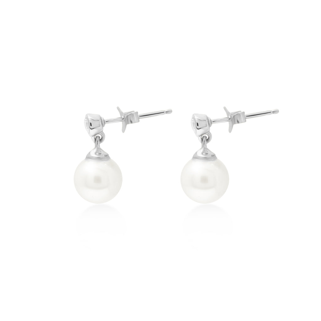 Anting Stud Koleksi Lumine Pearl Sterling Silver 925