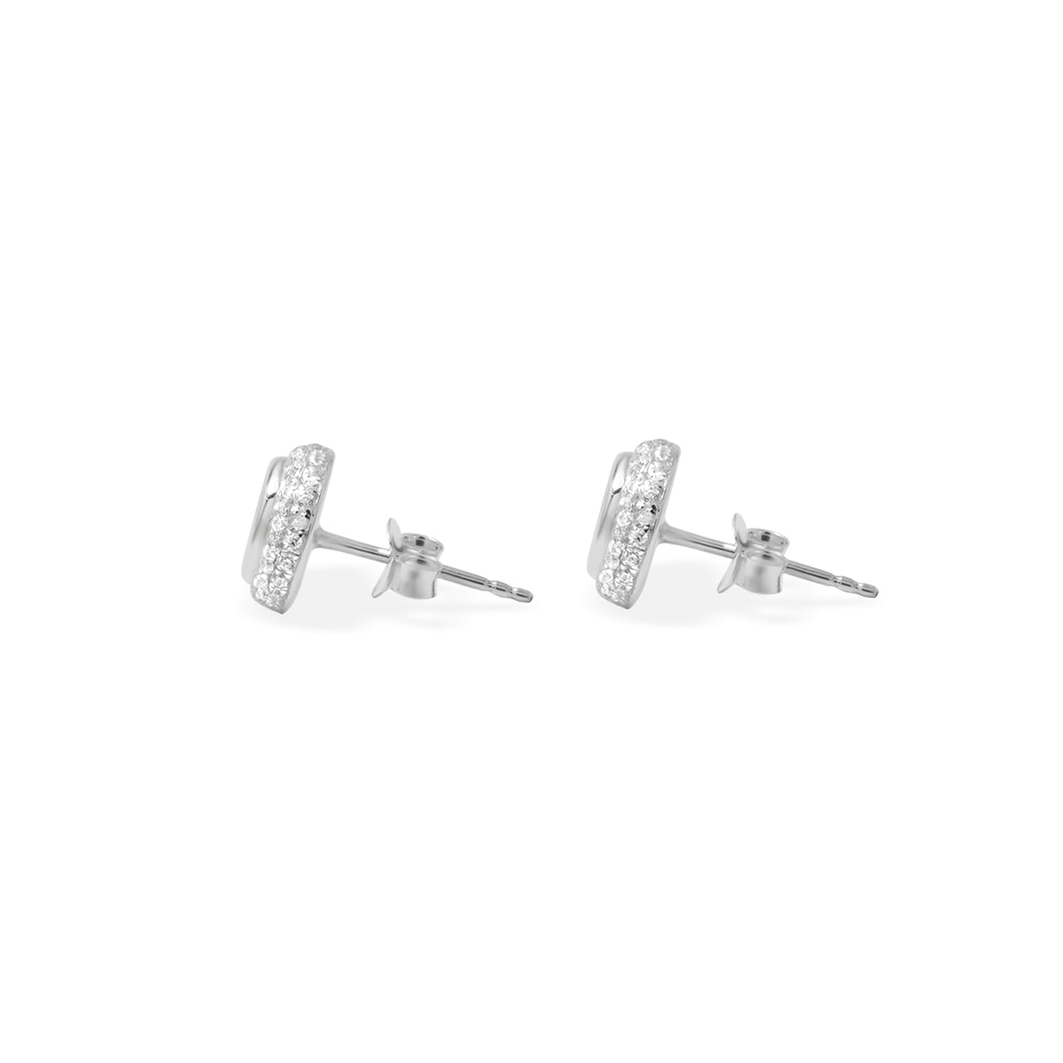 Anting Stud Kecil Koleksi Opal Perak 925