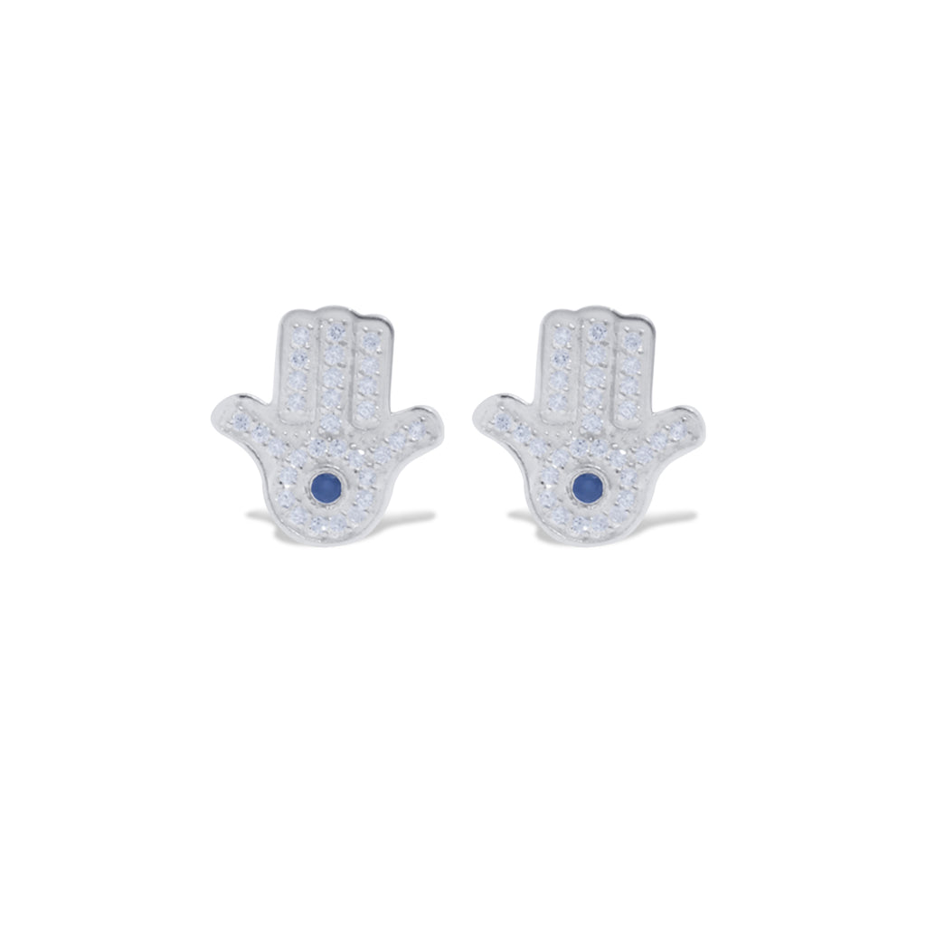 Anting Stud Perak Koleksi Hamsa Sterling Silver 925