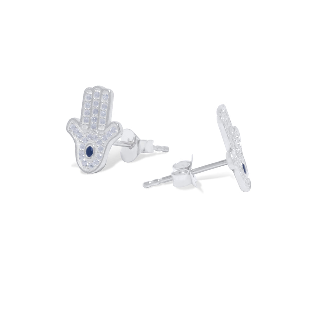 Anting Stud Perak Koleksi Hamsa Sterling Silver 925