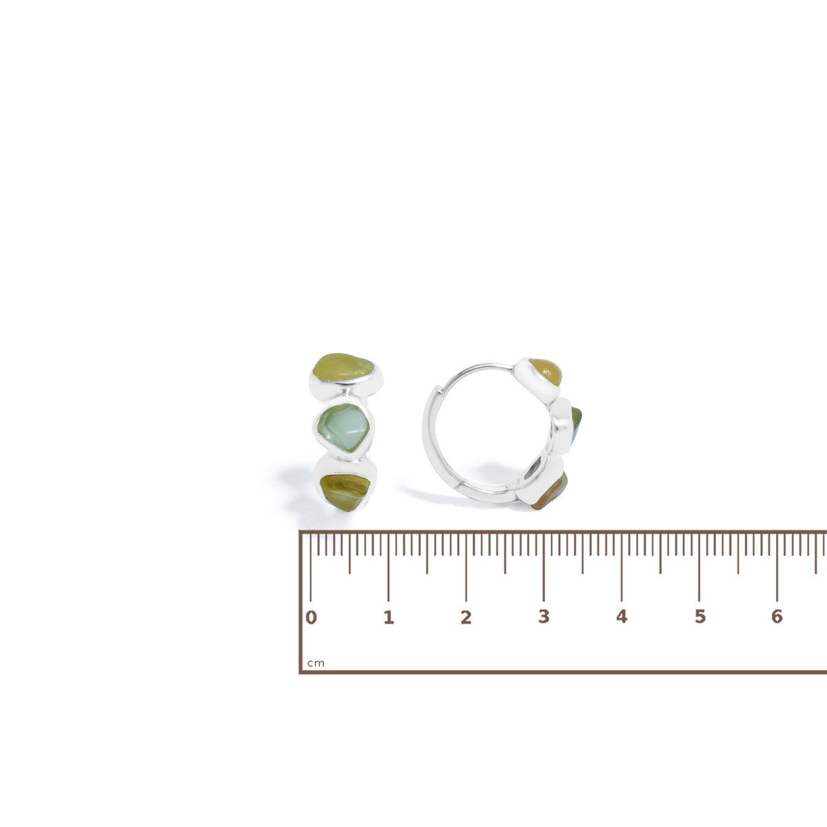 Pristine Chakra 925 Silver Hugie Earrings Collection