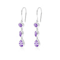Anting Dangling Triple Drop Perak 925 Koleksi Alleania