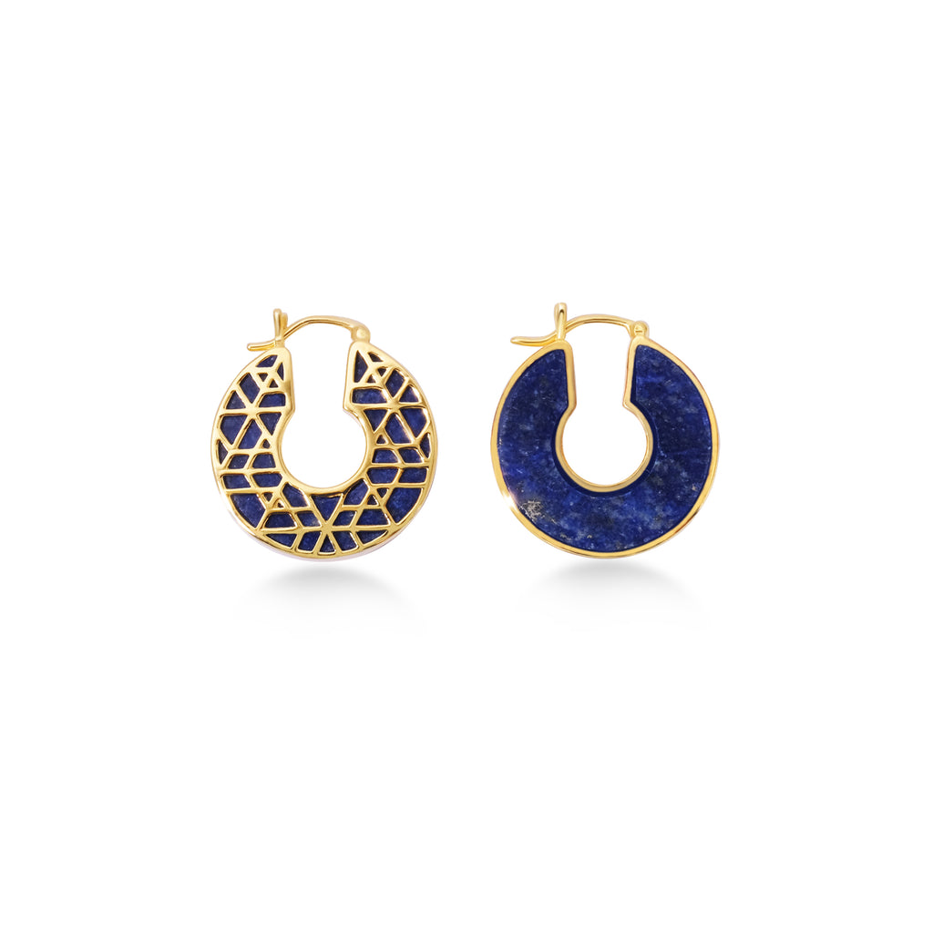 Anting Hoop Koleksi Jali Sterling Silver 925