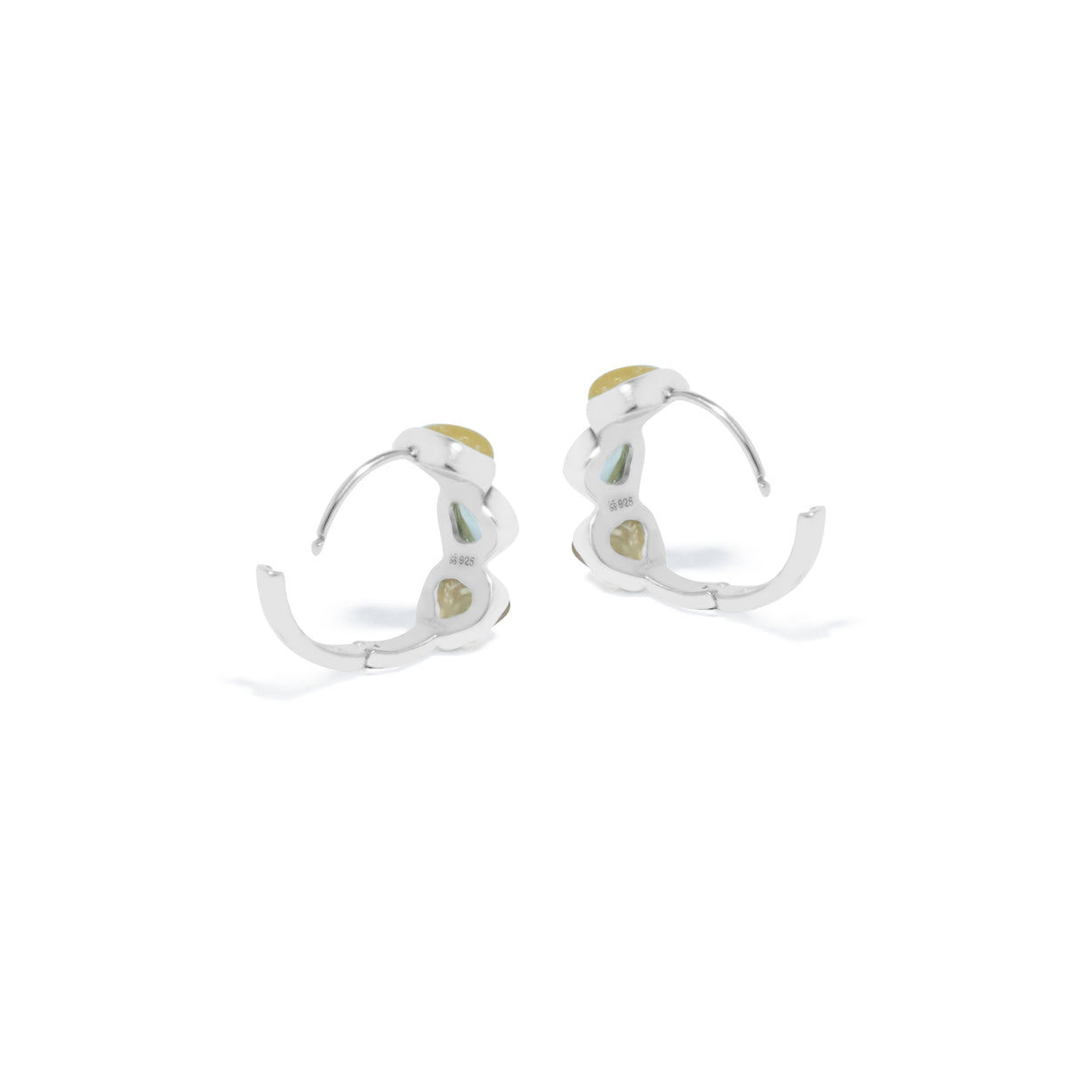 Pristine Chakra 925 Silver Hugie Earrings Collection