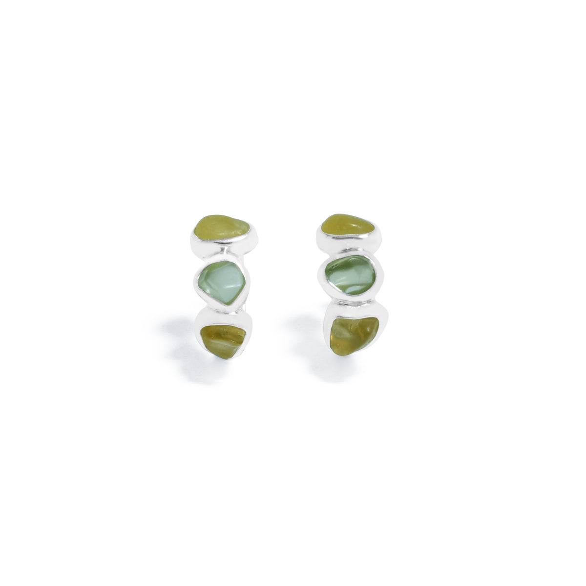 Pristine Chakra 925 Silver Hugie Earrings Collection