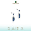 Anting Stud Koleksi Opal Perak 925