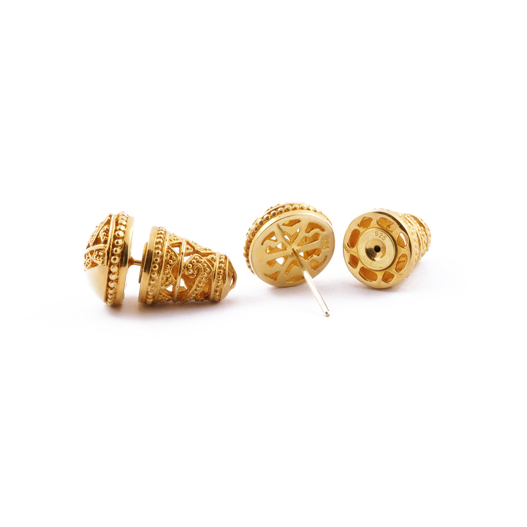 Anting Subeng Kecil Perak 925 Koleksi Songket Bali