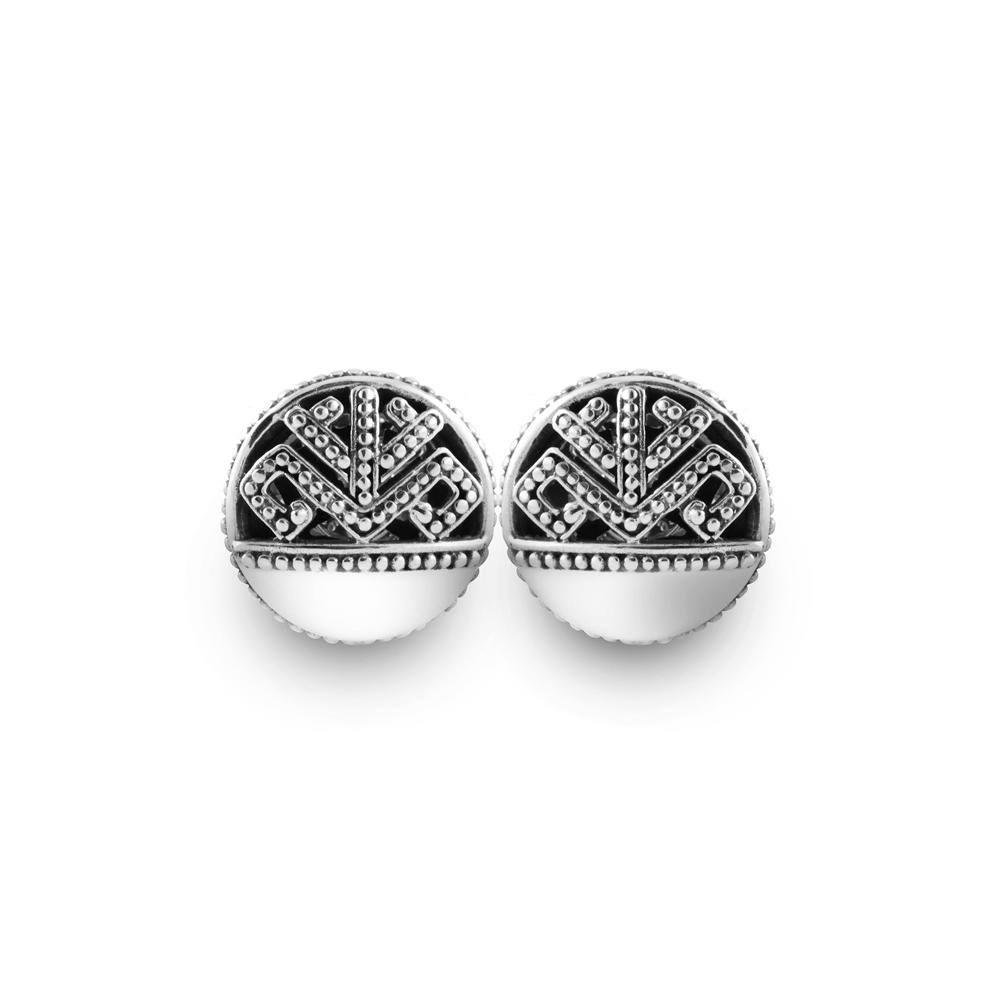 Anting Subeng Kecil Perak 925 Koleksi Songket Sterling Silver