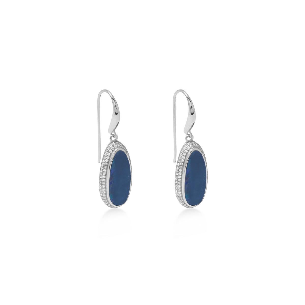 Anting Hook Koleksi Opal Perak 925