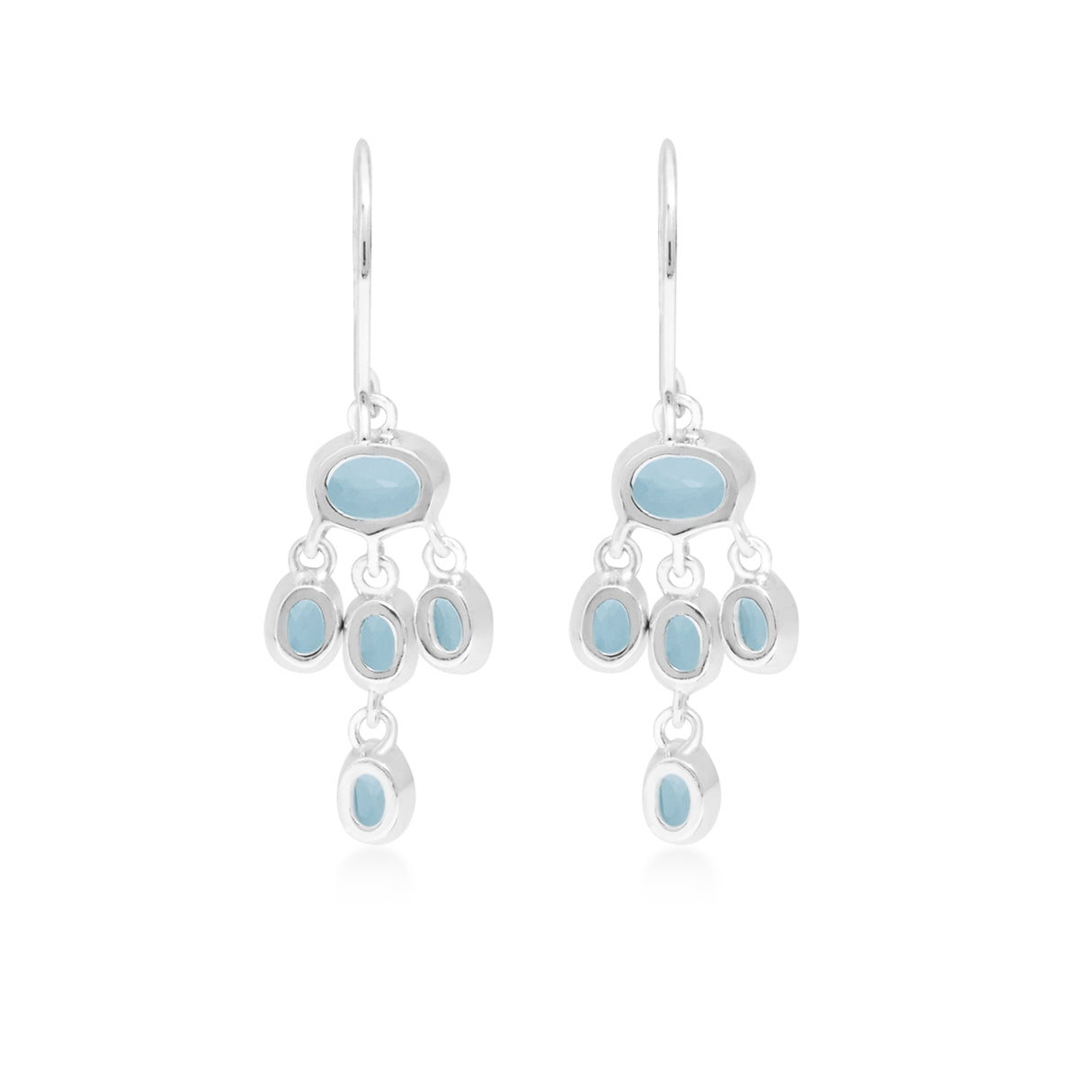 Anting Dangling Chandelier Long 2 Perak 925 Koleksi Alleania