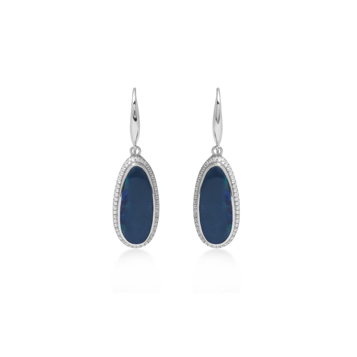 Anting Hook Koleksi Opal Perak 925