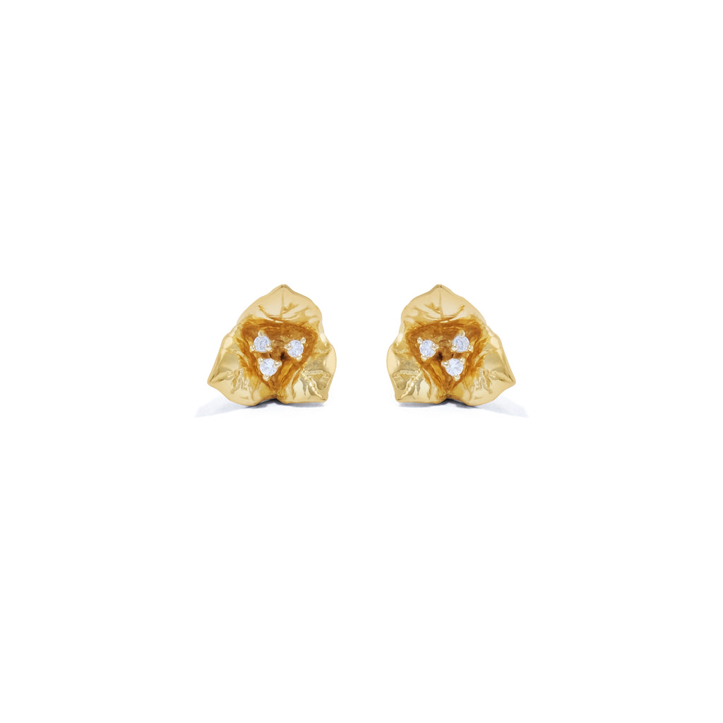 Anting Stud Mini Perak 925 Koleksi Bougenville
