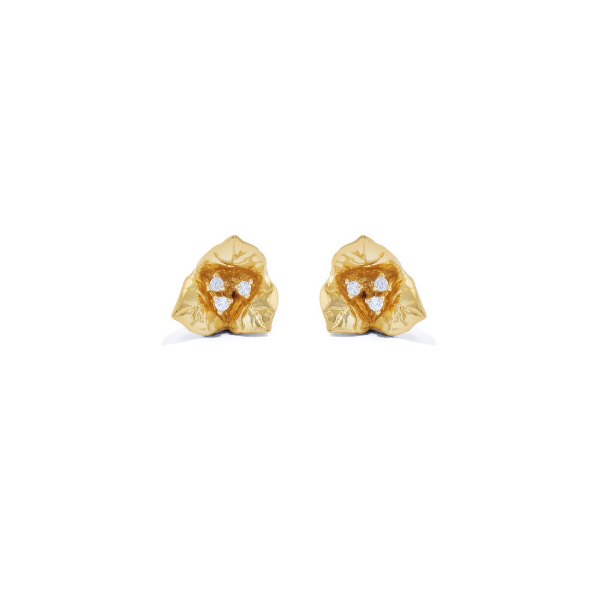 Anting Stud Mini Perak 925 Koleksi Bougenville