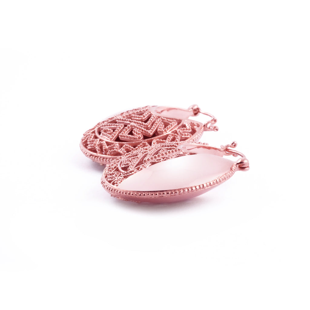 Anting Hoop Perak 925 Koleksi Songket Bali