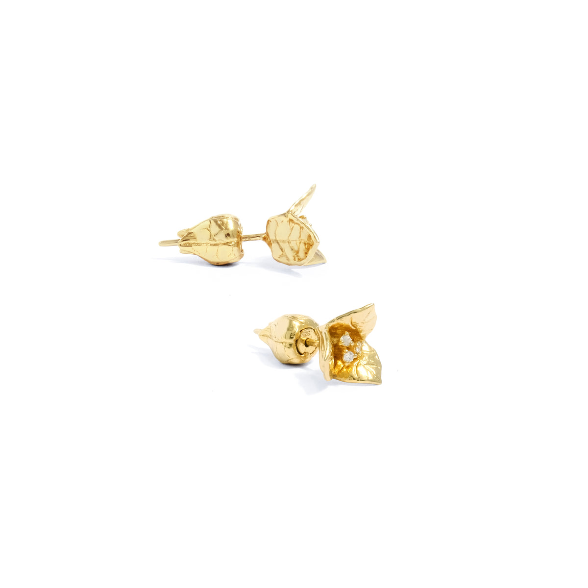 Anting Stud Mini Perak 925 Koleksi Bougenville