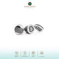 Anting Subeng Bulat Koleksi Batik Indonesia Sterling Silver 925