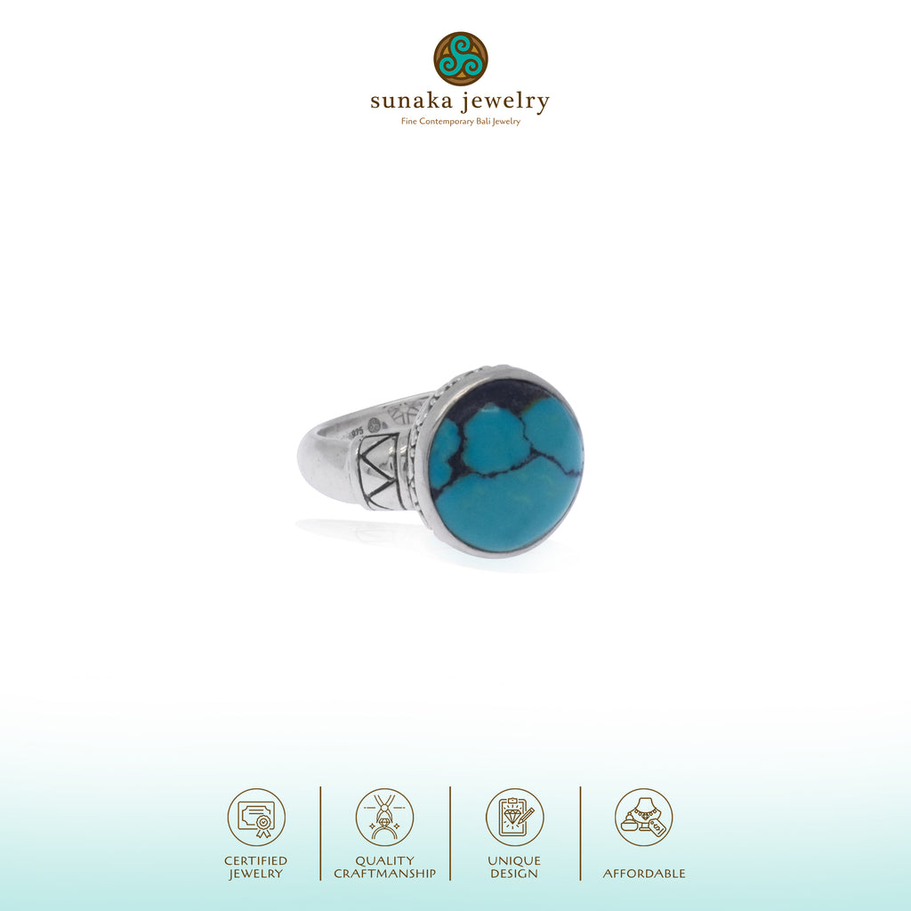 Cincin Statement Perak Koleksi Bohemian Sterling Silver 925