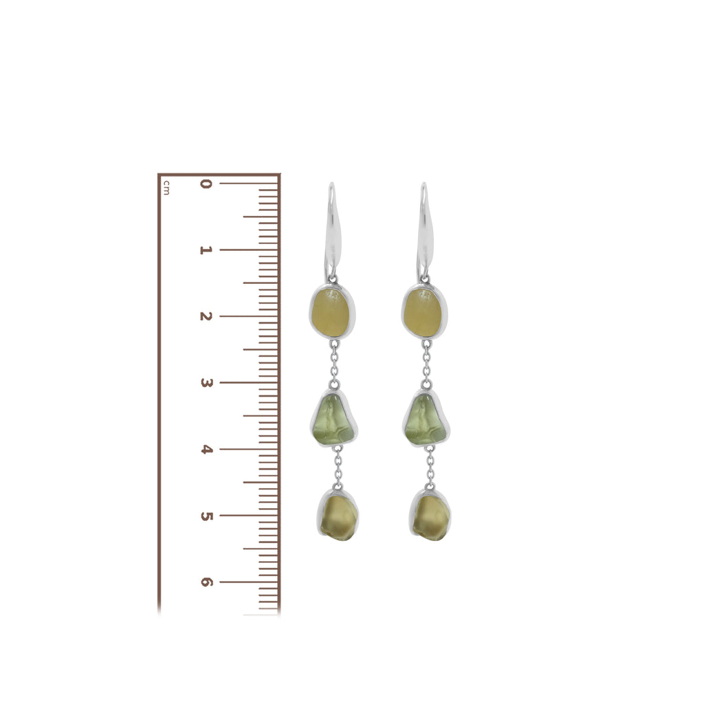 Anting Drop Koleksi Pristine Chakra Perak 925