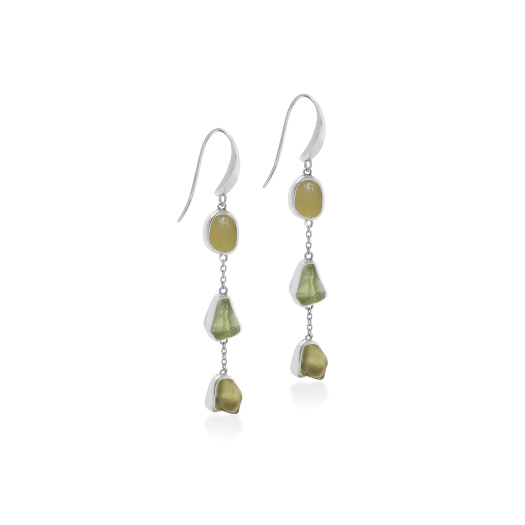 Anting Drop Koleksi Pristine Chakra Perak 925