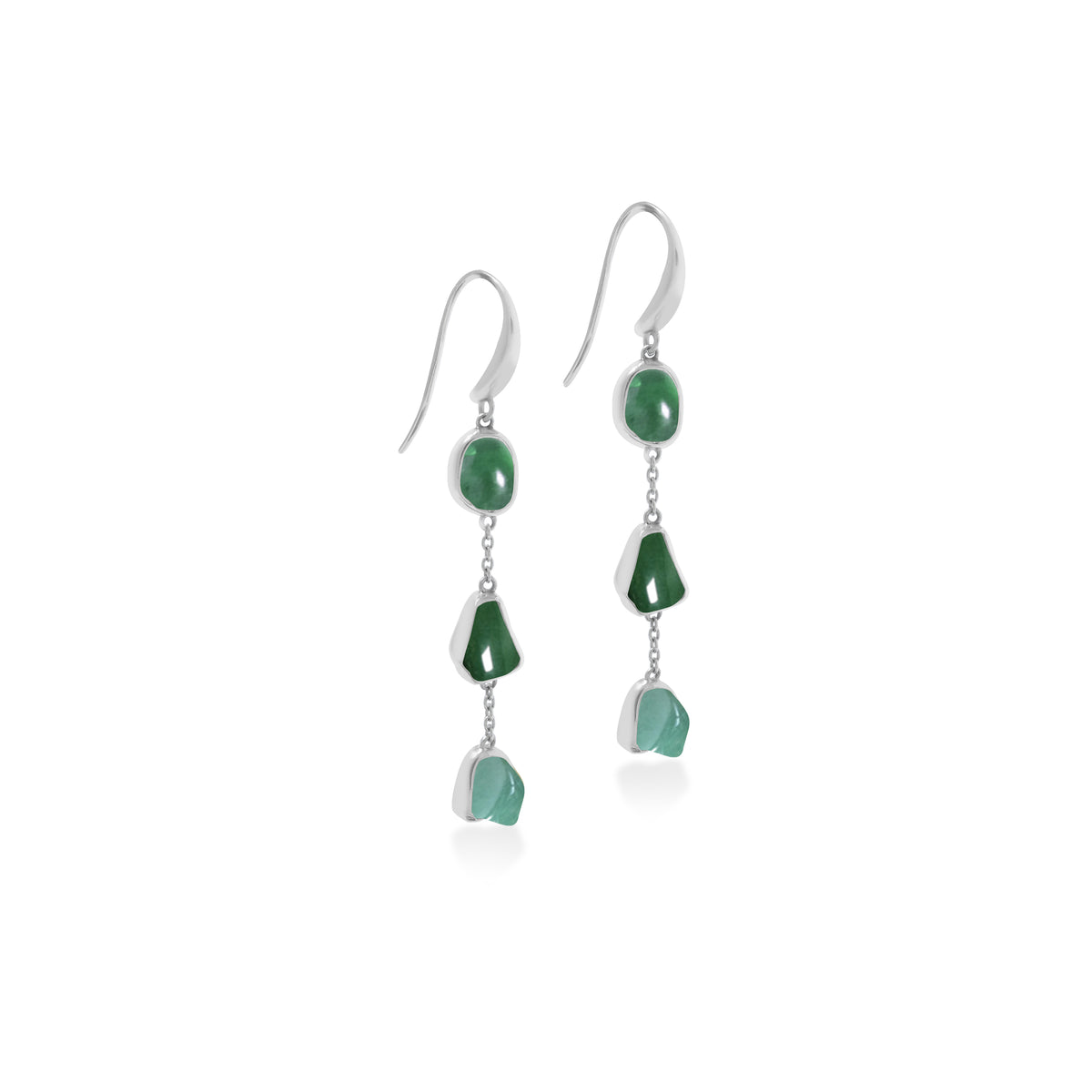 Anting Drop Koleksi Pristine Chakra Perak 925