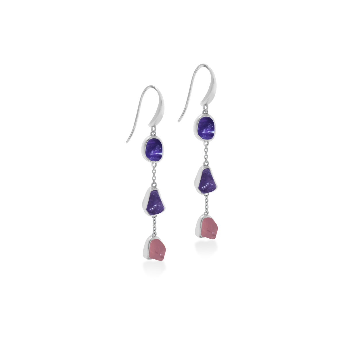 Anting Drop Koleksi Pristine Chakra Perak 925