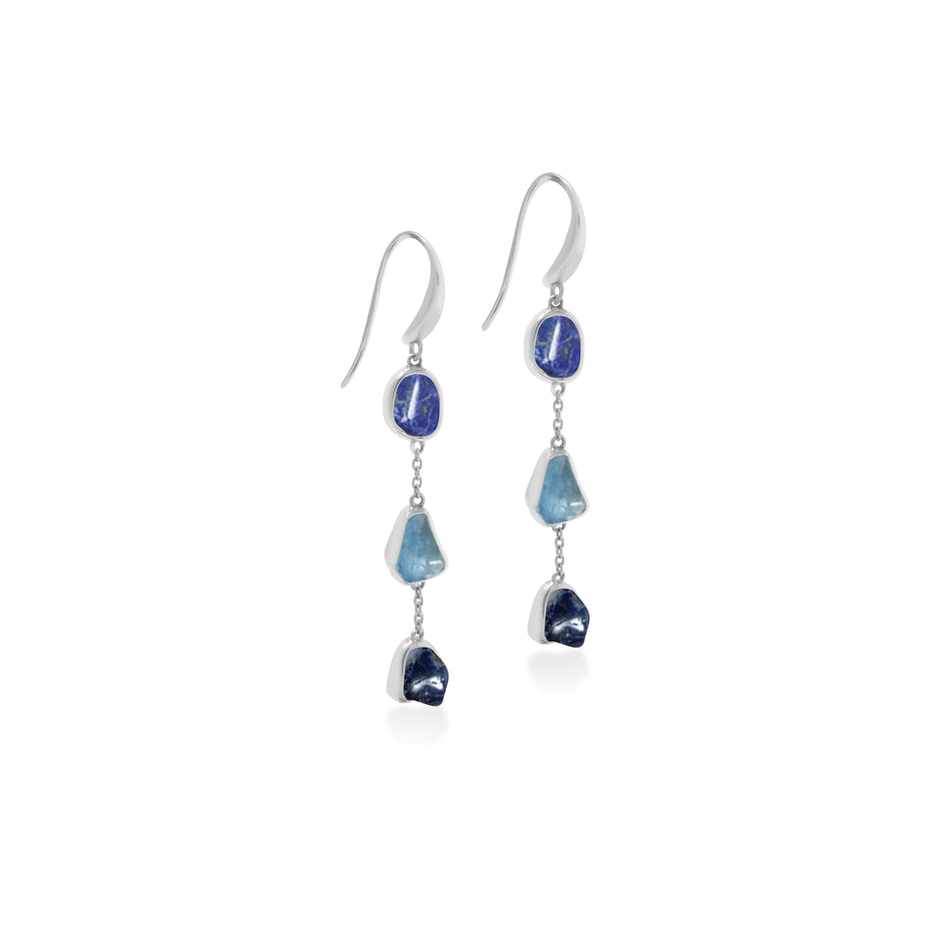 Anting Drop Koleksi Pristine Chakra Perak 925