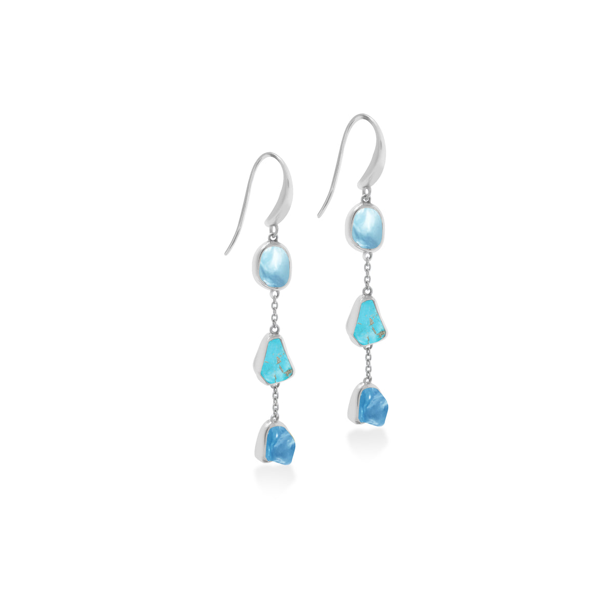 Anting Drop Koleksi Pristine Chakra Perak 925