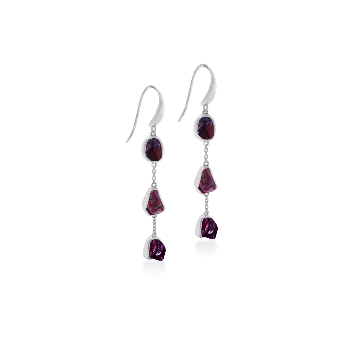 Anting Drop Koleksi Pristine Chakra Perak 925