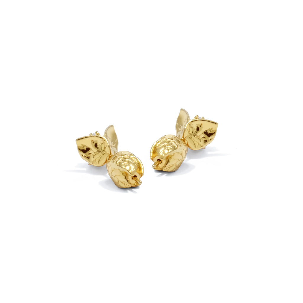 Bougainvillea Collection Sterling Silver 925 Small Subeng Earrings