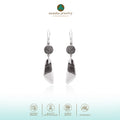 Indonesian Batik Collection Dangle Earrings 925 Sterling Silver