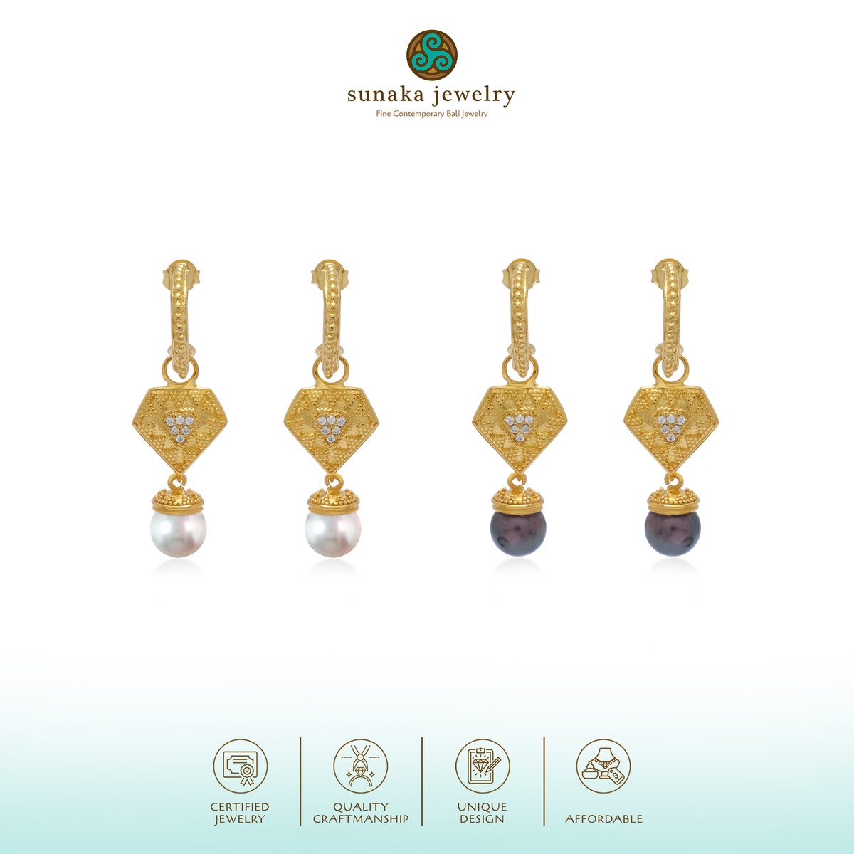 Anting Hoop Perak 925 Koleksi Sri Kencana