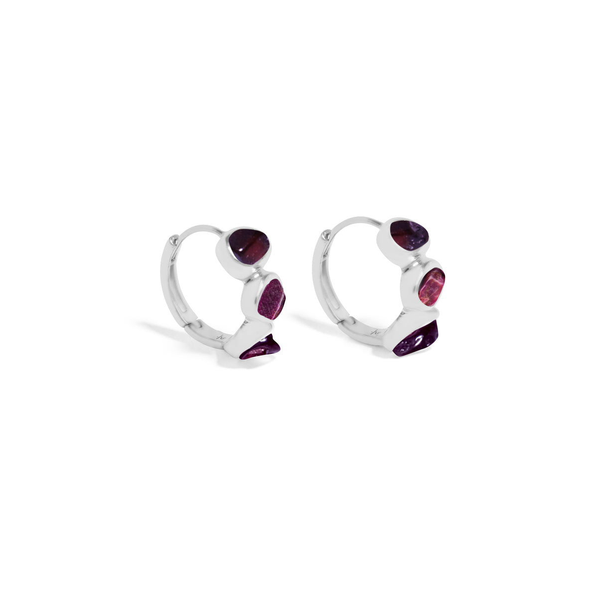 Pristine Chakra 925 Silver Hugie Earrings Collection