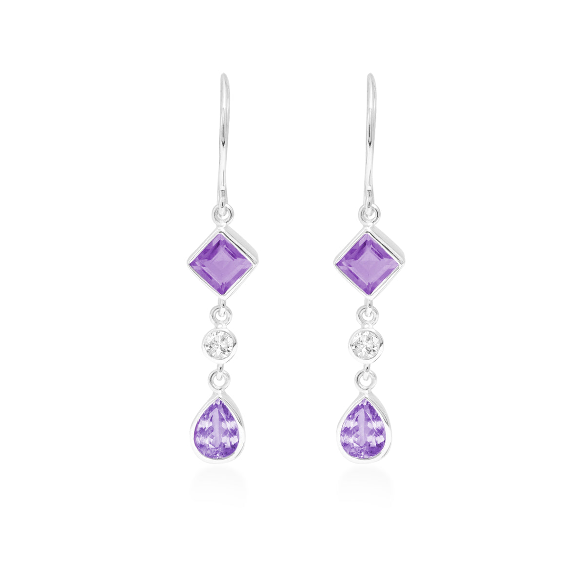Anting Dangling Long 2 Perak 925 Koleksi Alleania