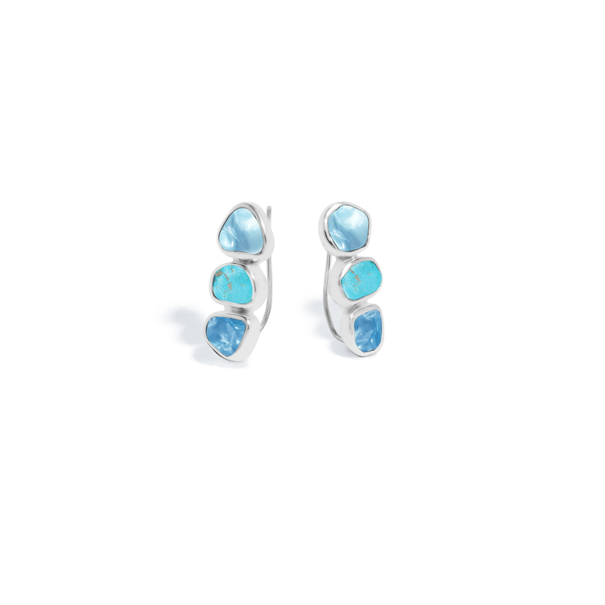 Anting Drop Koleksi Pristine Chakra Third Eye Perak 925