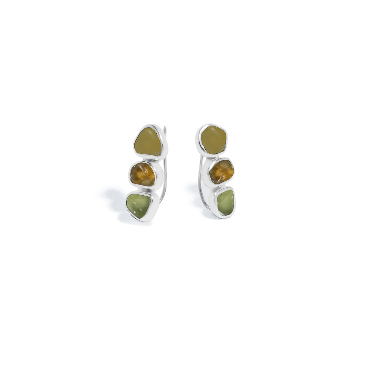 Anting Drop Koleksi Pristine Chakra Third Eye Perak 925