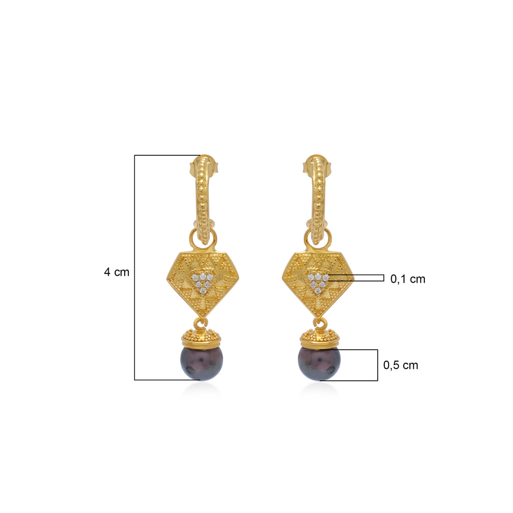Anting Hoop Perak 925 Koleksi Sri Kencana